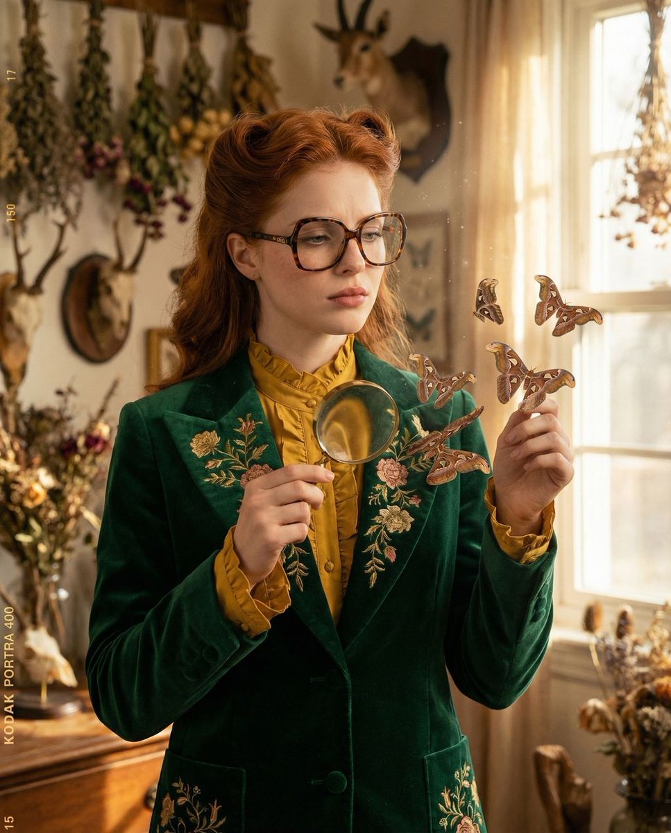 忧郁天才见证刺绣化作飞蛾的魔幻瞬间