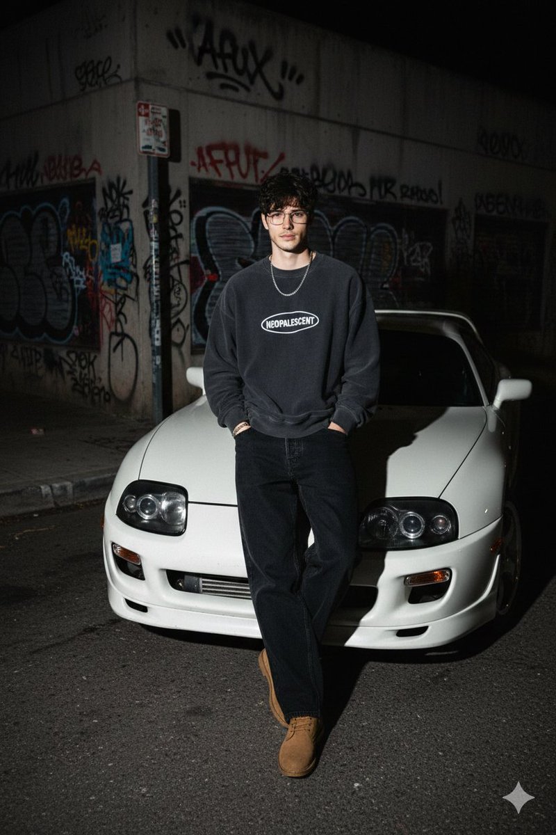 直闪下的午夜JDM街头潮男