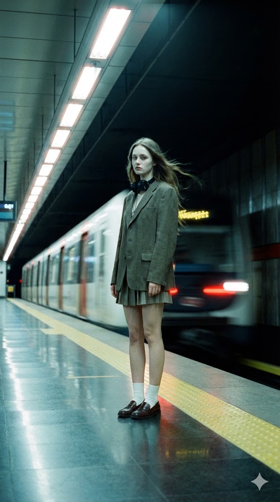 午夜站台上的失焦青春