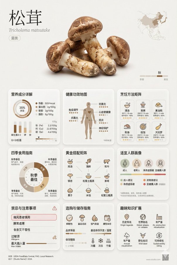芦笋的艺术百科：极简信息卡片
