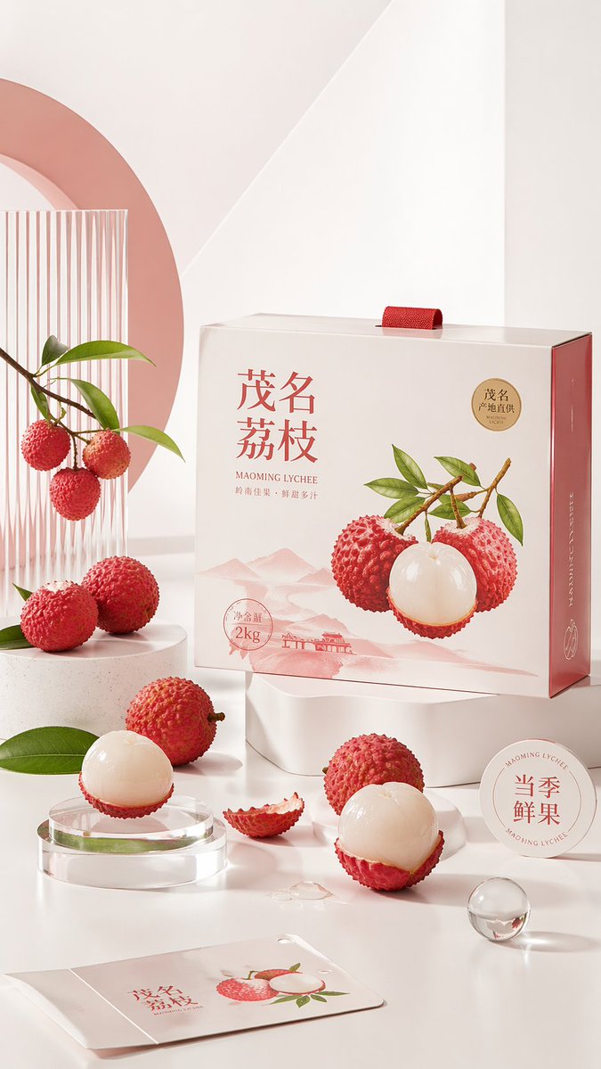 极简几何产品海报