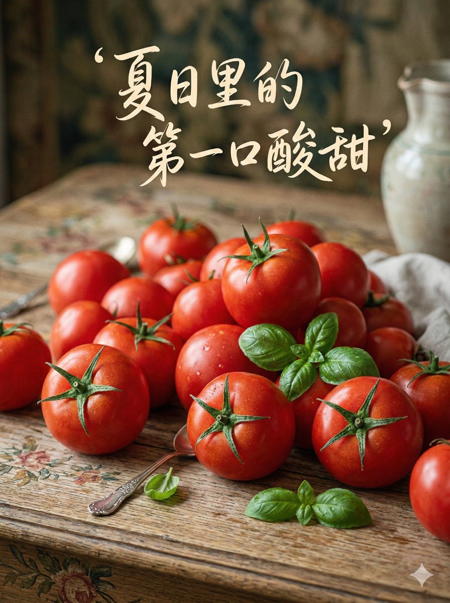 夏日第一口酸甜：极简有机番茄品牌KV