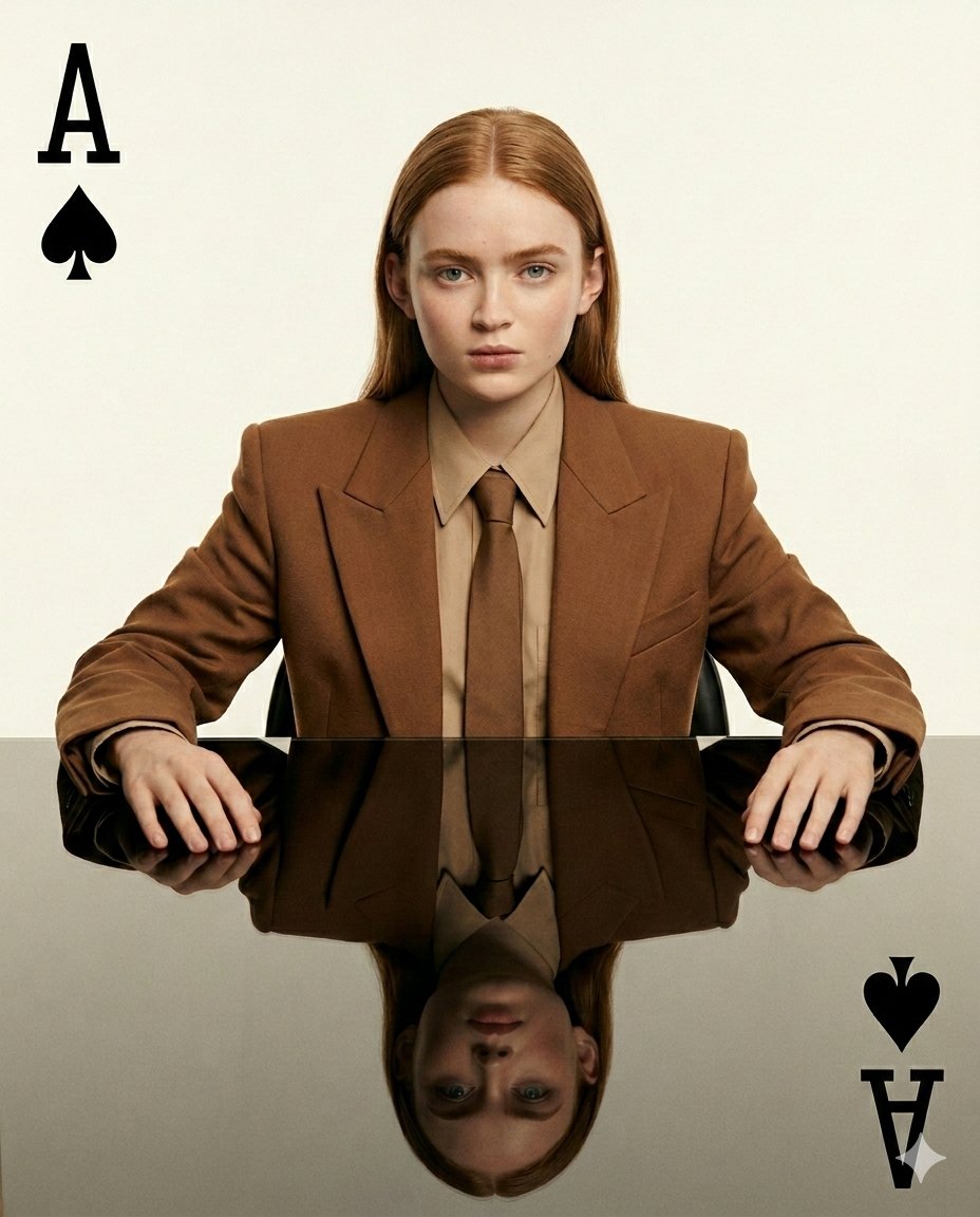 极简黑桃皇后时尚概念大片