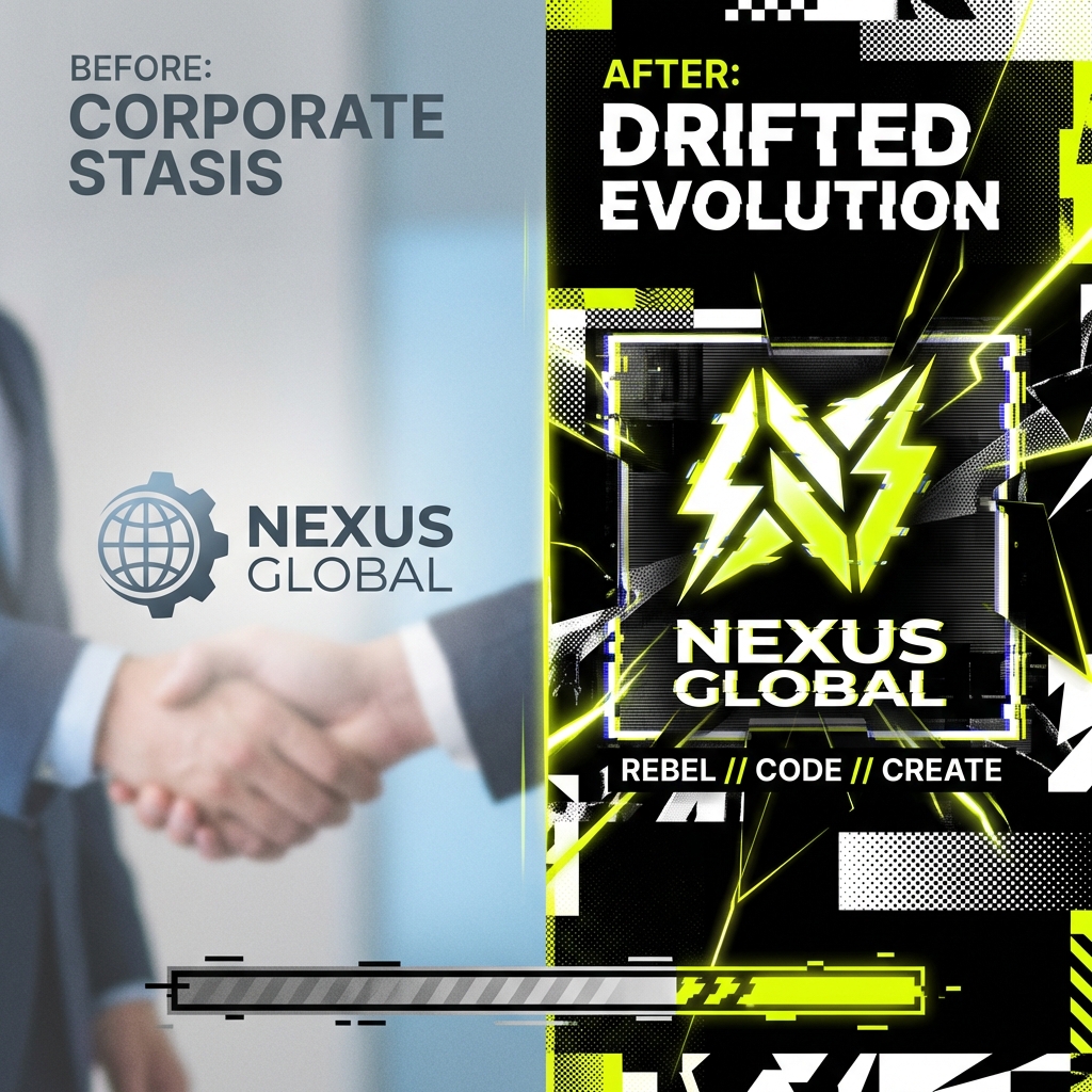 现代科技品牌重塑抽象视觉概念设计