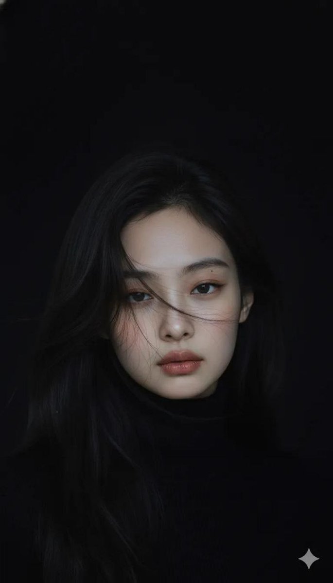 暗夜光影清冷美人