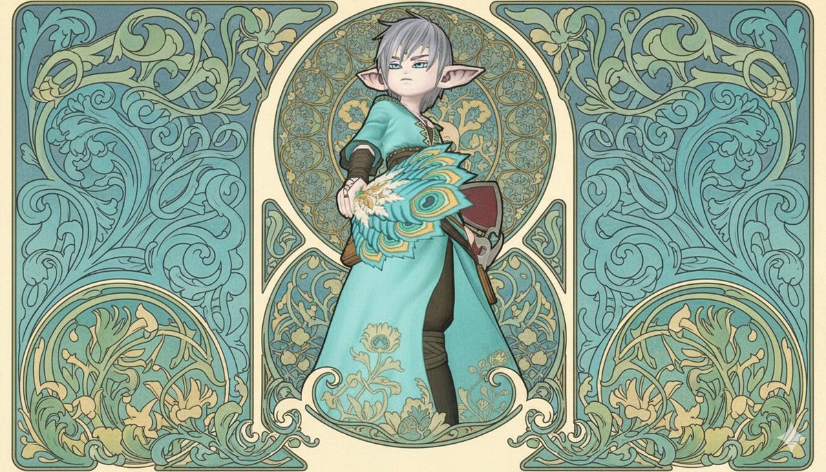 穆夏风格绘画转换
