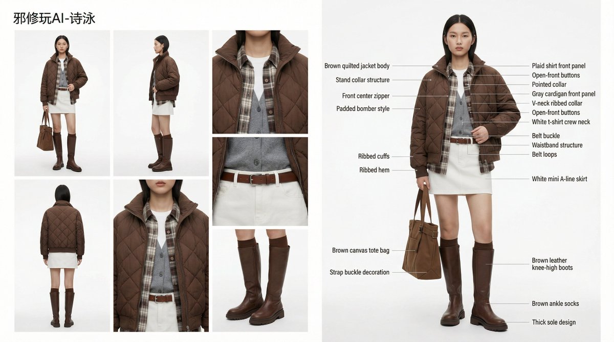 极简北欧时装技术图解