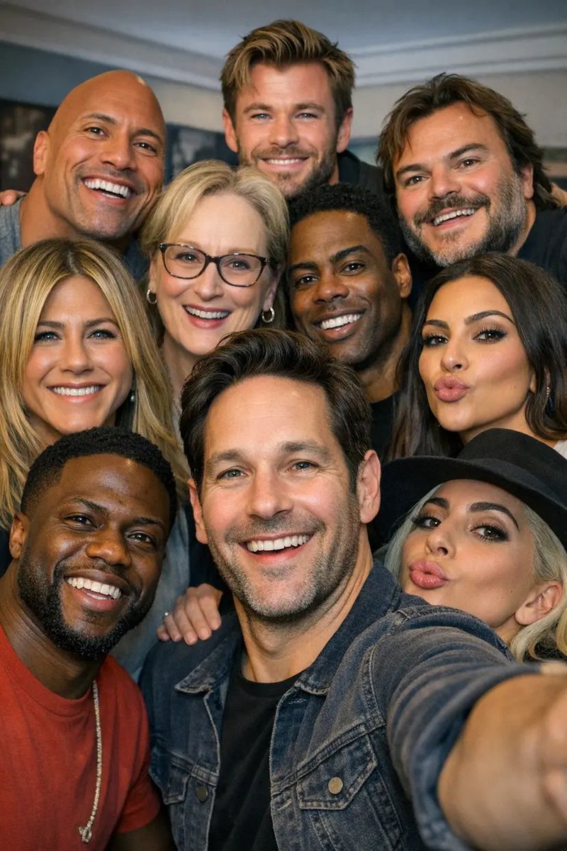 好莱坞巨星保罗路德高清写实风格自拍肖像