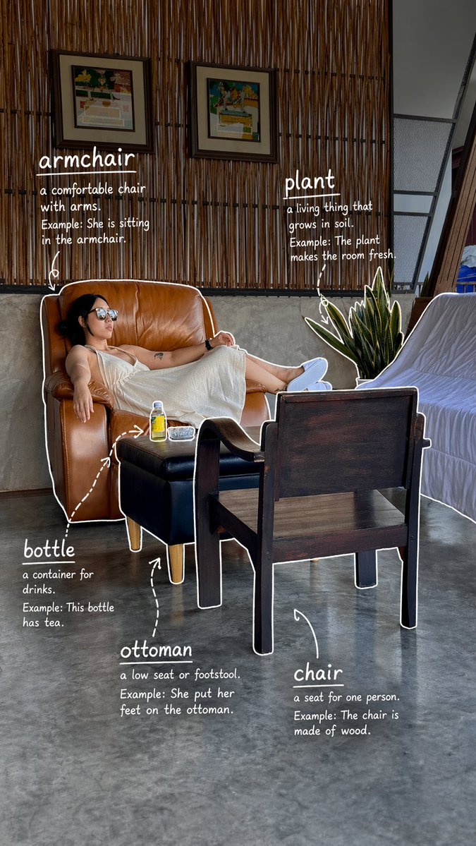 照片上的手写英语单词笔记