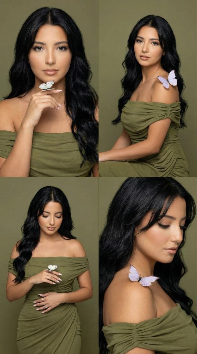 指尖飞蝶停驻的诗意高定大片