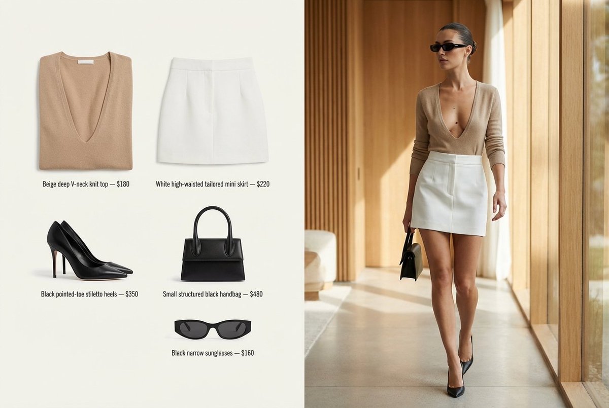 一张精致的时尚大片