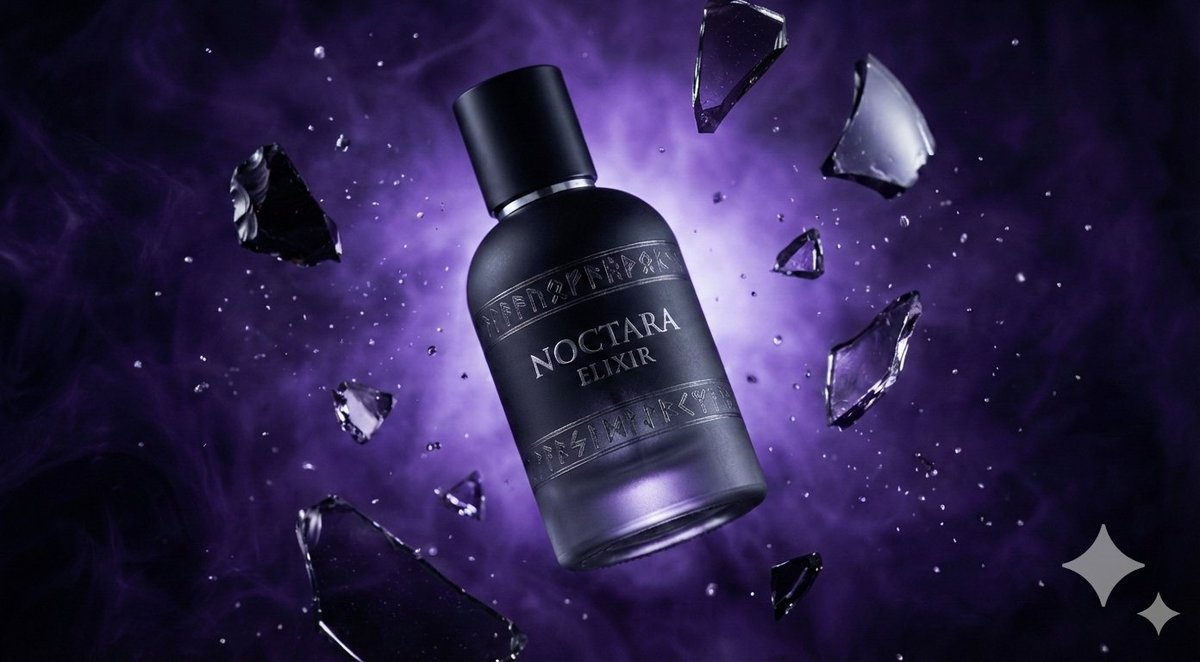 紫雾缭绕的暗黑符文魔药瓶