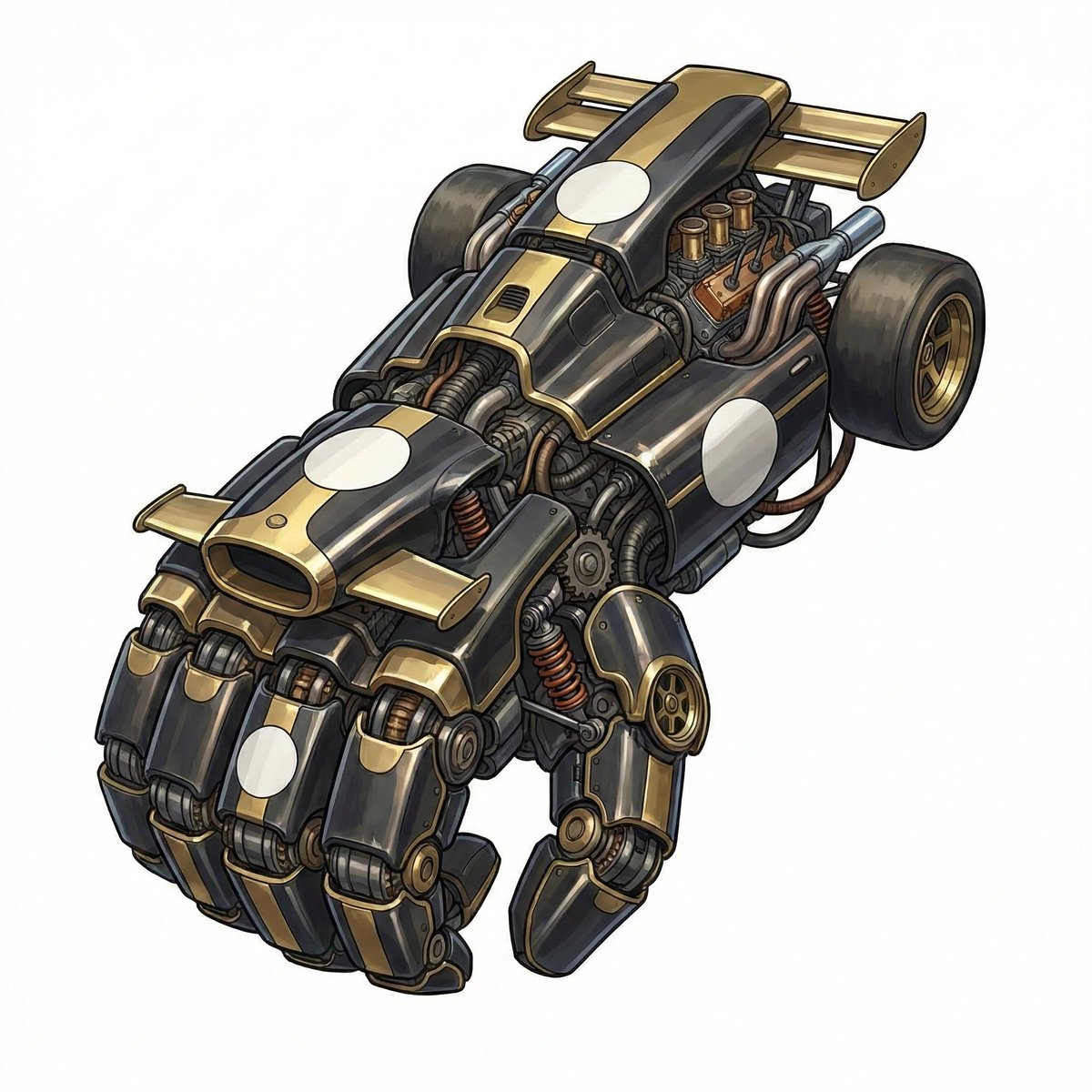 赛车重构的机械巨手护甲