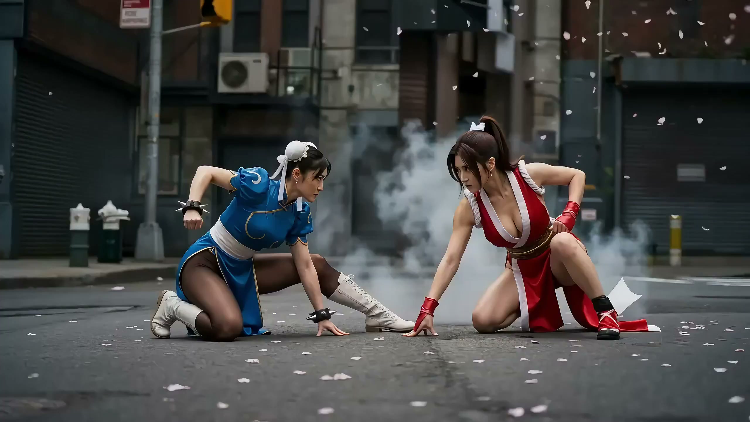 樱花街头的蓝红宿命对决