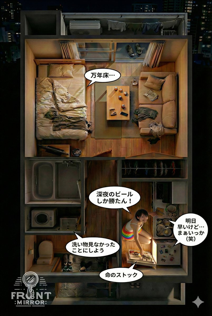 凌晨两点的秘密俯视视角