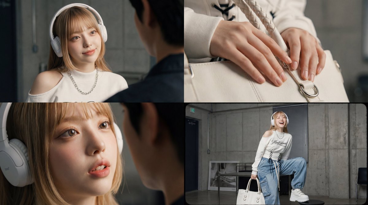 从微笑到低语：电影级镜头下的她