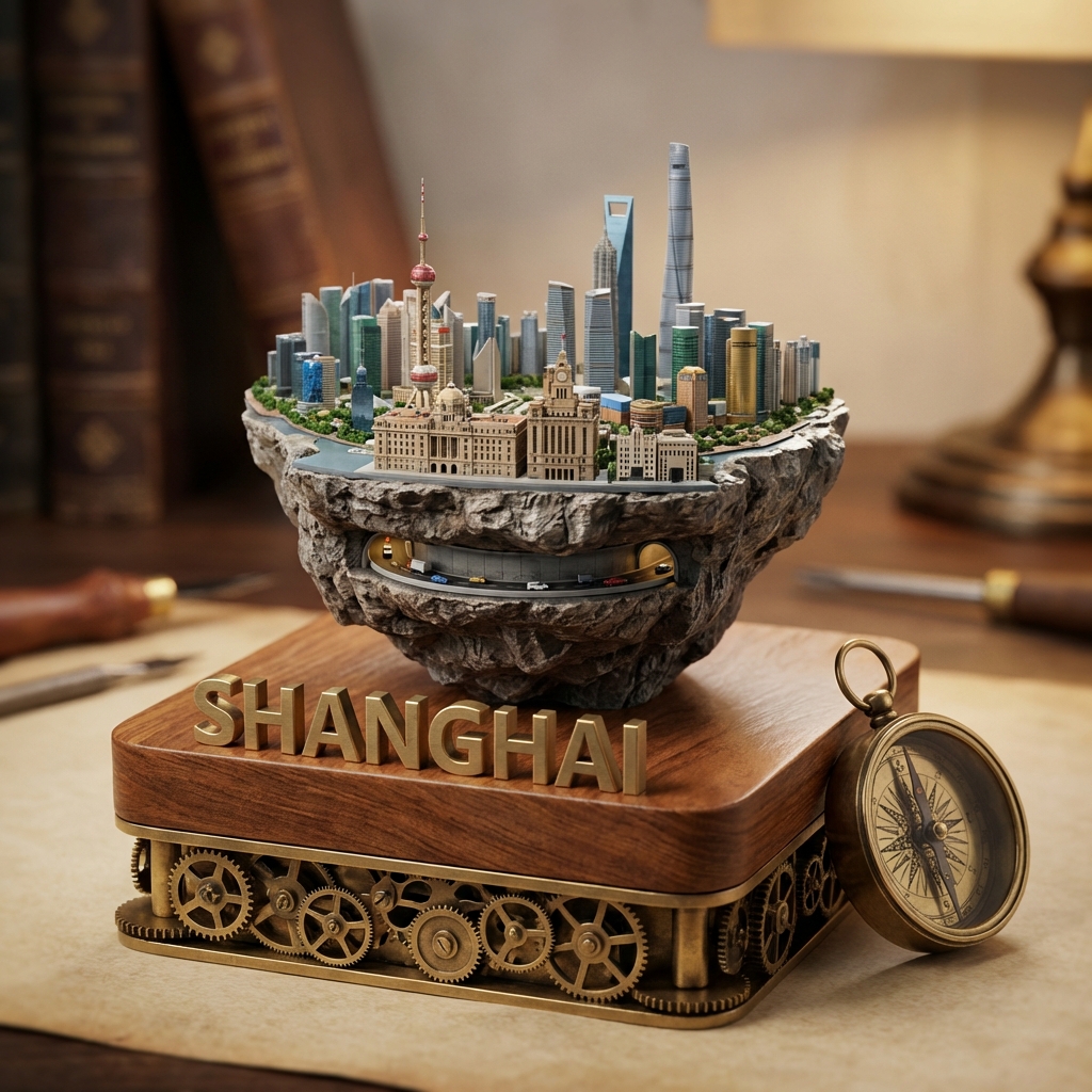 上海蒸汽朋克微缩模型