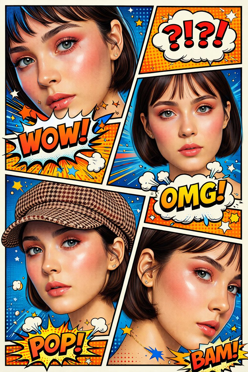 爆火漫改风格多格分镜特效