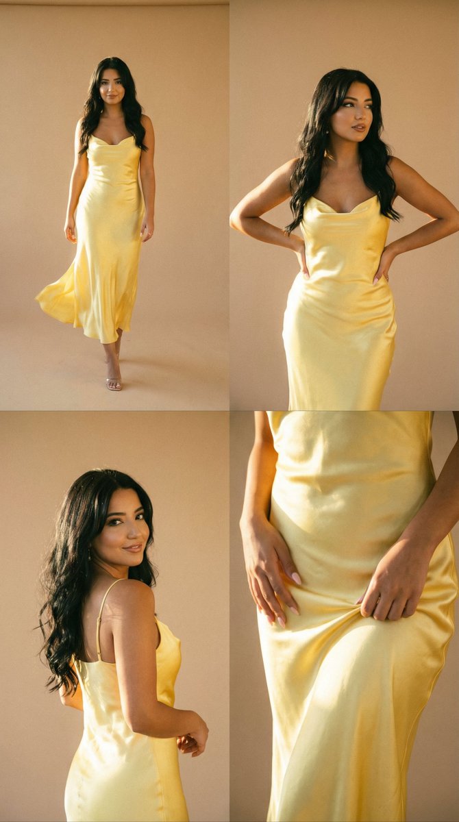 暮光缎面女郎的四宫格时尚大片