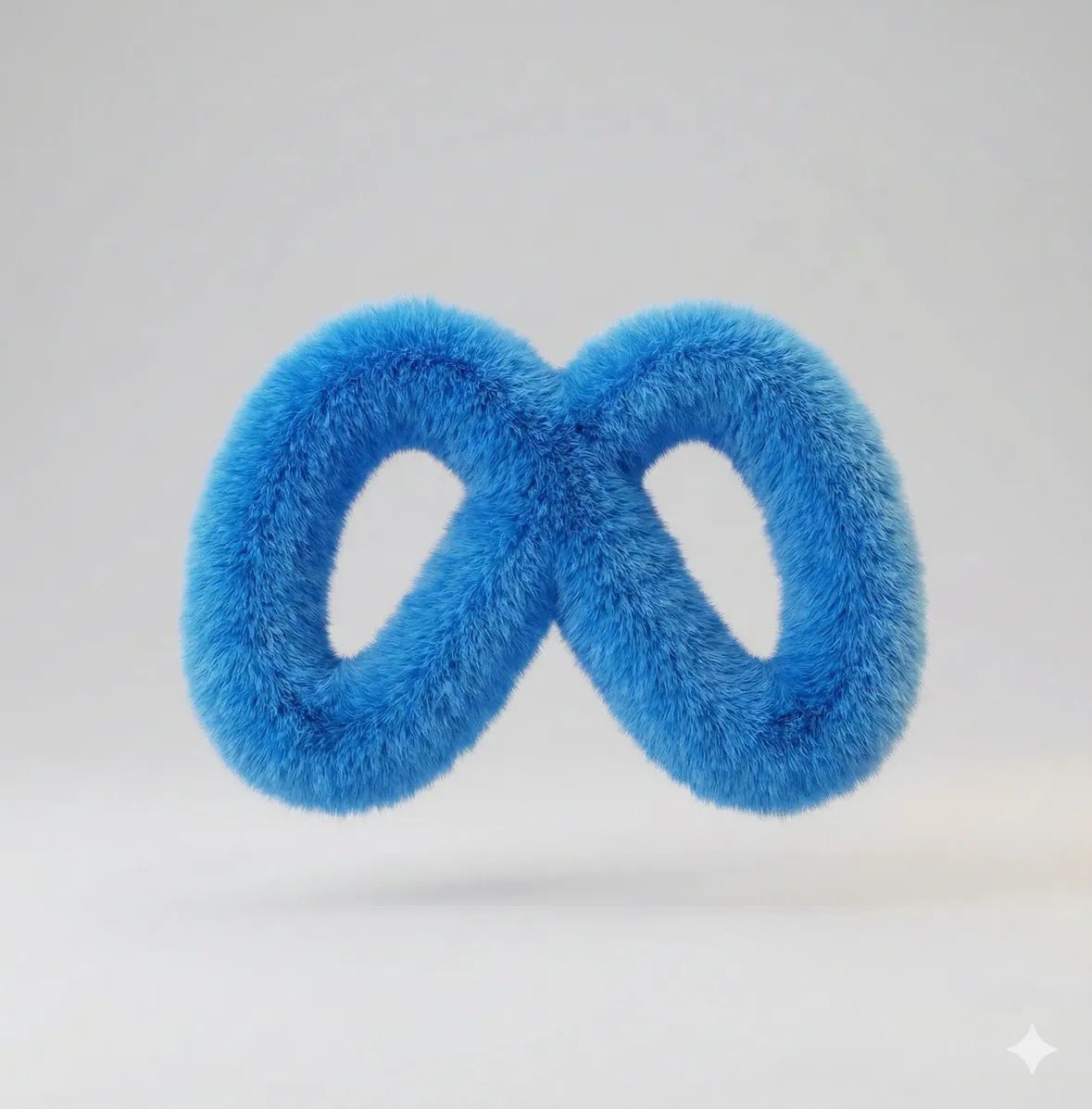 超写实三维毛绒质感品牌标志