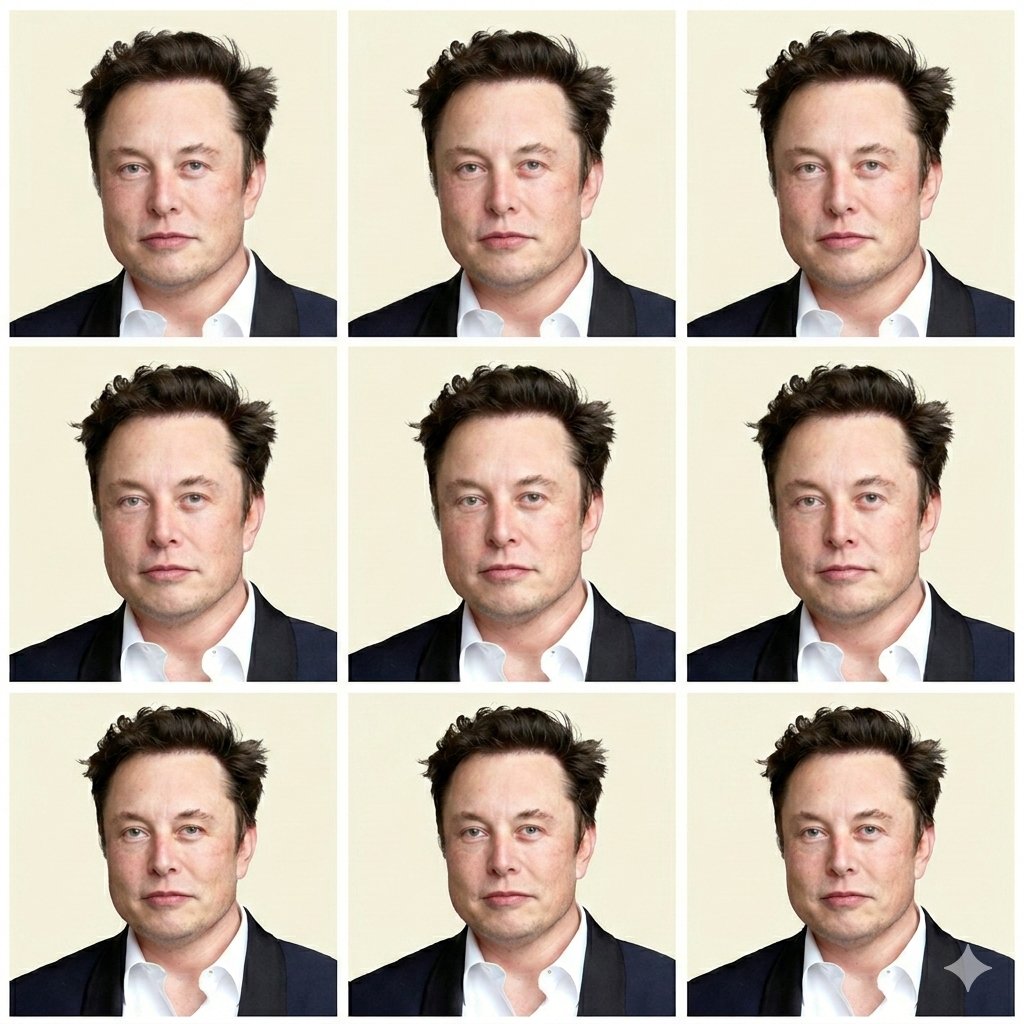 超逼真护照证件照生成