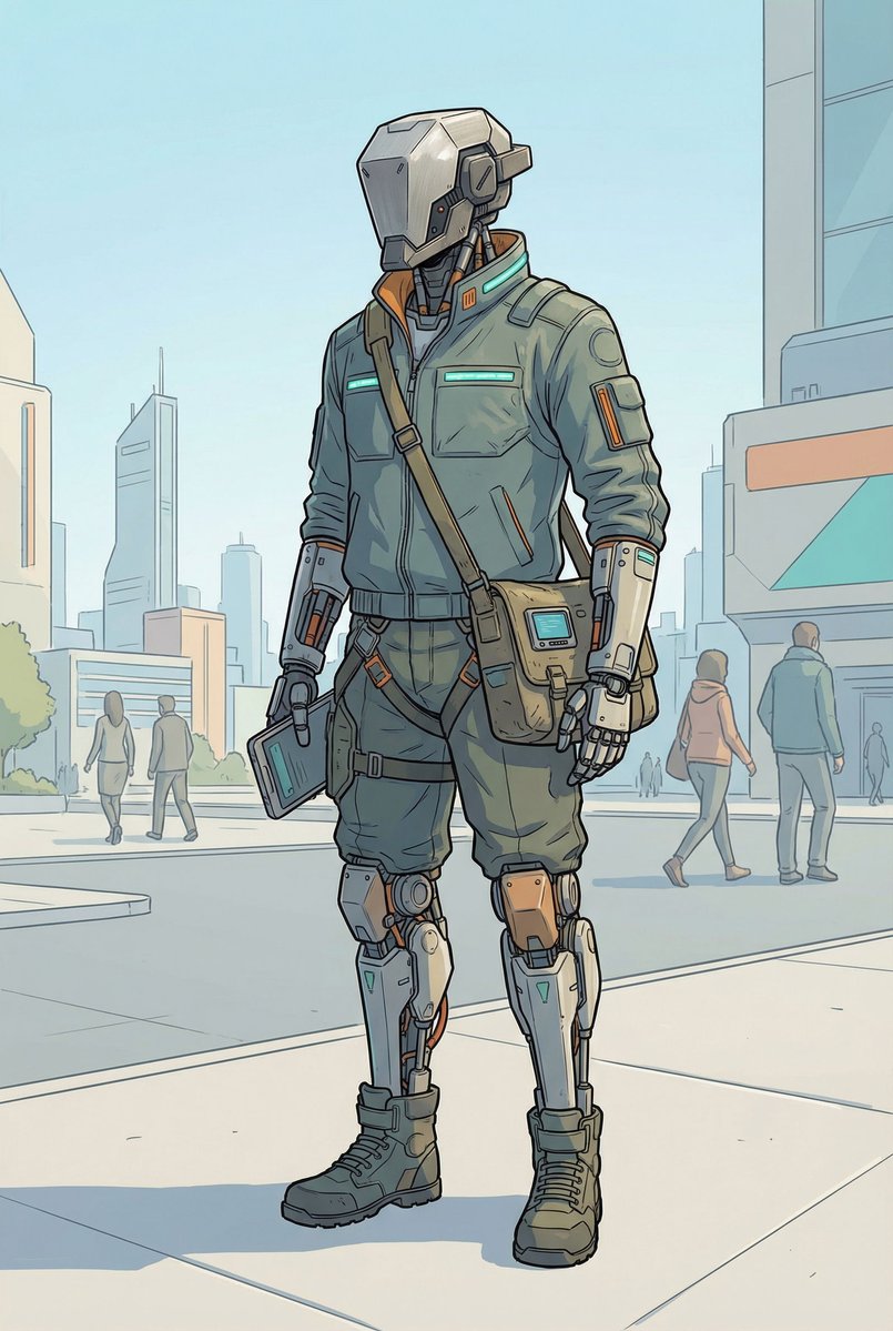 都市漫步的日常抽象机甲