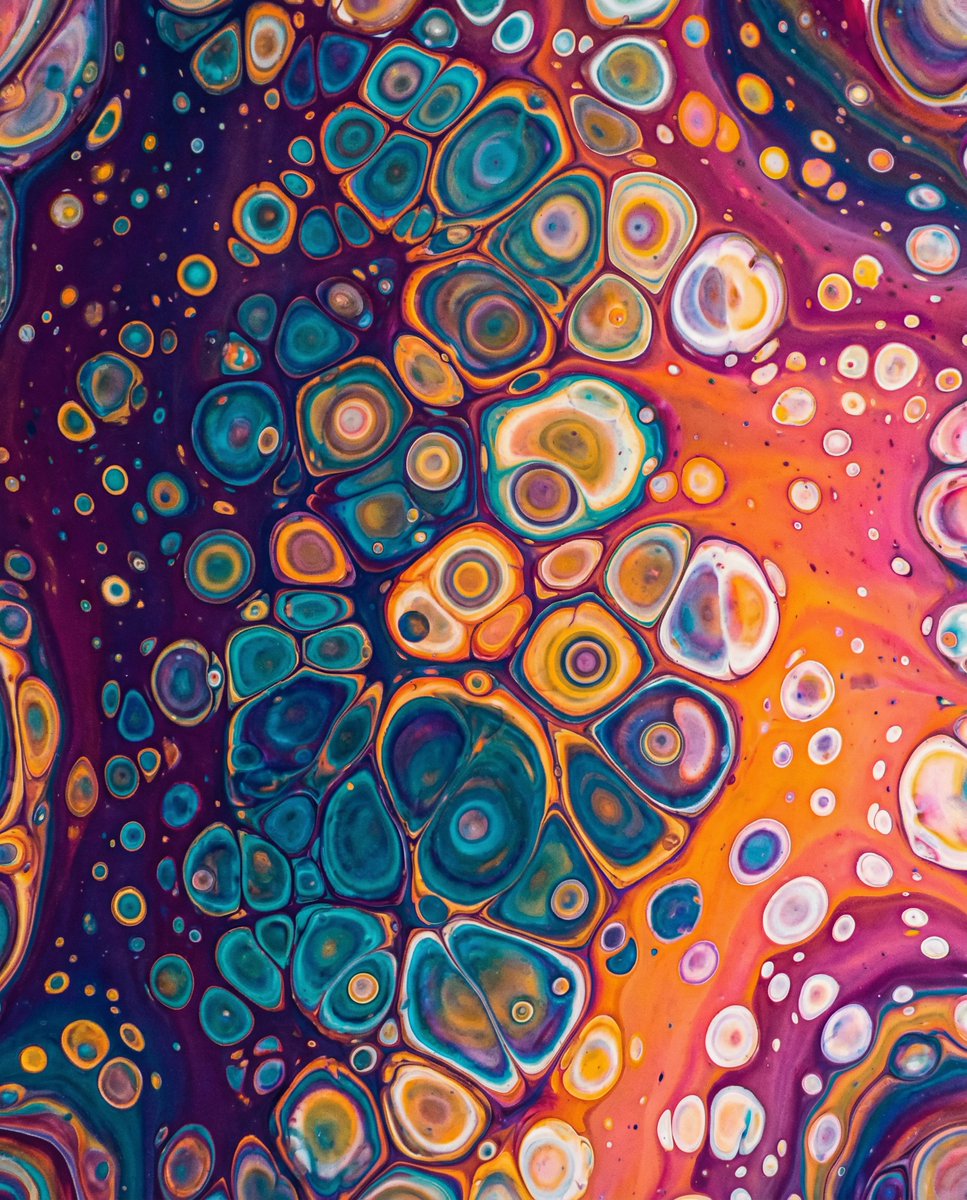 绚烂流体艺术微观世界