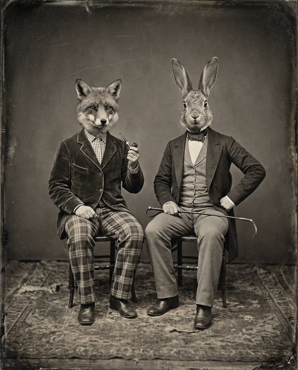 维多利亚时代的狐狸与兔子绅士