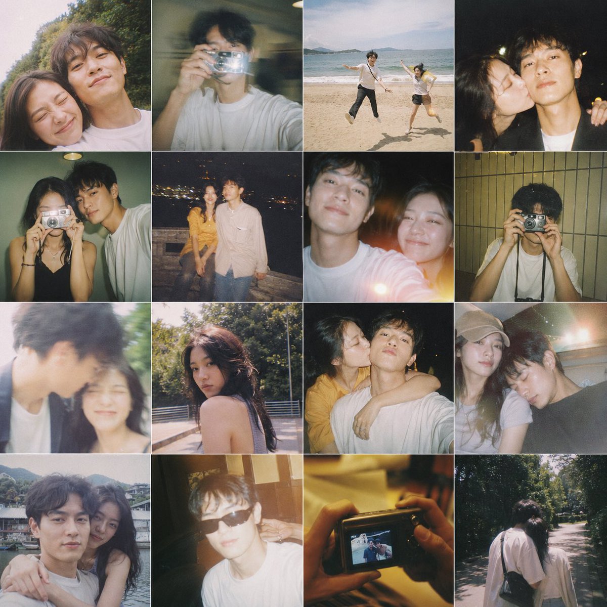 复古胶片情侣旅行相册