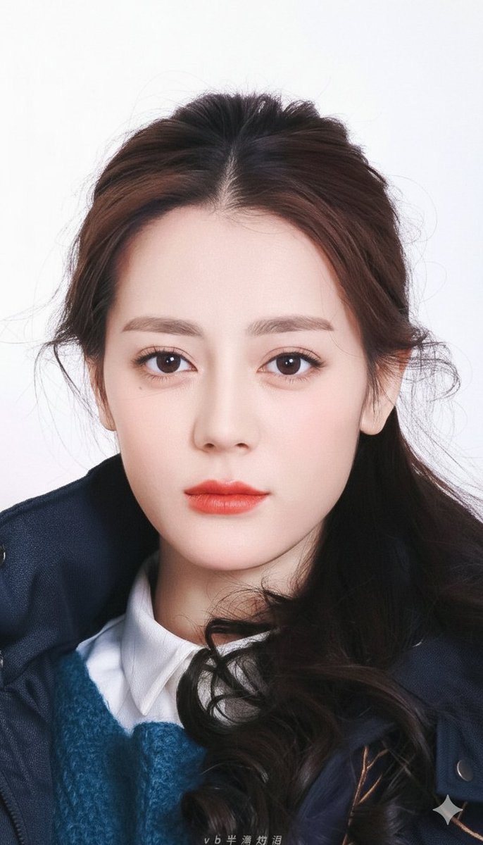迪丽热巴Vogue风影棚美妆特写