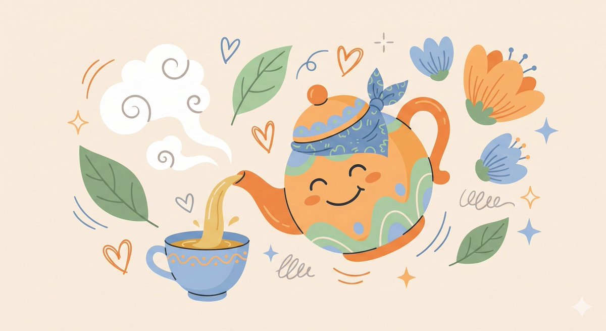 奇趣扁平风插画角色设计