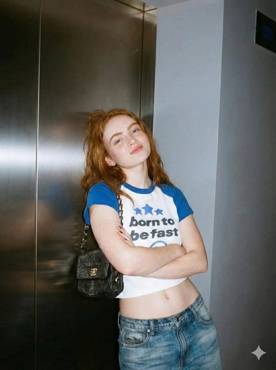 Y2K千禧风红发辣妹随拍