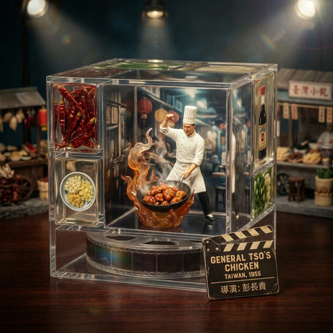 名菜诞生：电影感亚克力定格
