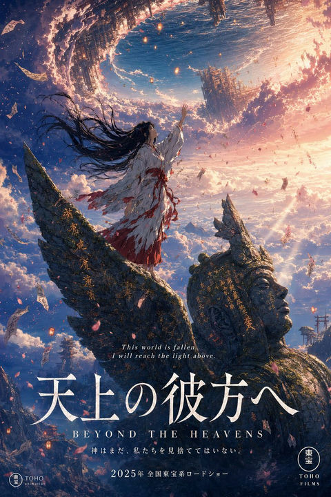 云海裂隙上的巫女少女