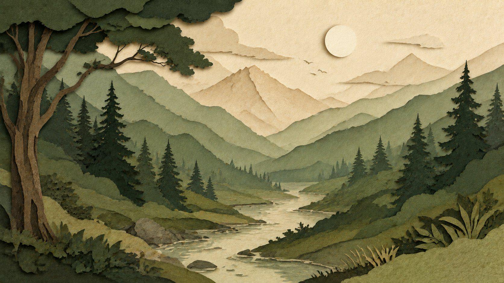 层层叠叠的剪纸手工美学