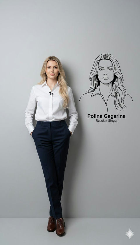 佩戴麦克风的金发主播开怀大笑