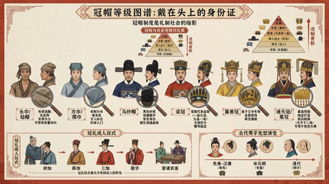 冠帽等级图谱：戴在头上的身份证