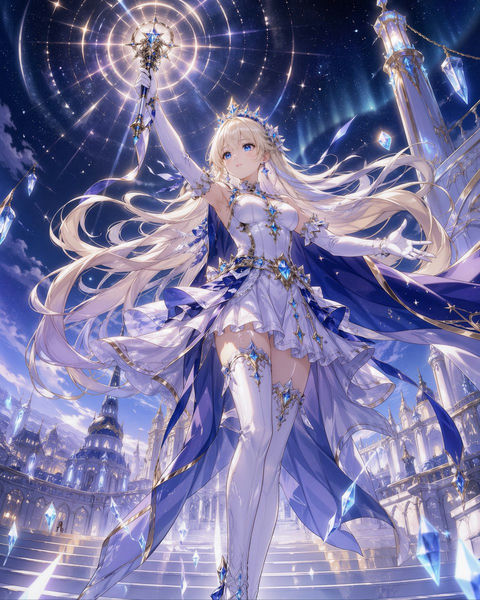 绝美偶像英雄动漫主视觉图